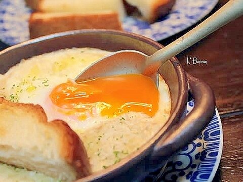 卵の白ソース
